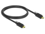 DELOCK USB-Kabel Supersp. 10Gbps C->C St/St je 1 Schr. 1m