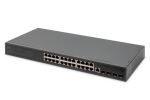 Digitus 24-Port Gigabit Switch, 19 Zoll, Managed, 4 SFP+ Uplinks