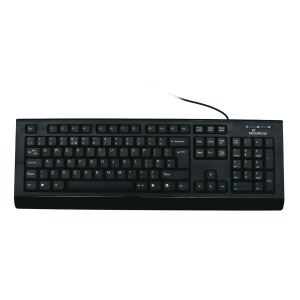 MediaRange MROS101-UK Tastatur Universal USB QWERTY UK Englisch Schwarz