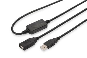 Digitus Aktives USB 2.0 Verlängerungskabel, 10m