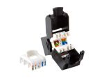 Equip Cat.6A Ungeschirmtes Keystone Jack werkzeugfrei, 8 Stück/Packung