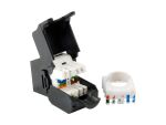 Equip Cat.6A Ungeschirmtes Keystone Jack werkzeugfrei, 8 Stück/Packung
