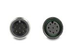 DELOCK M12 Kabel A-kodiert 8 Pin Stecker zu Buchse PVC 5 m