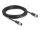 DELOCK M12 Kabel A-kodiert 8 Pin Stecker zu Buchse PVC 5 m