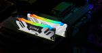 Kingston Technology FURY 64GB 6400MT/s DDR5 CL32 DIMM (2er-Kits) Renegade RGB Weiß XMP
