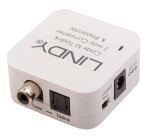 Lindy 70411 Kabeladapter Toslink RCA Weiß