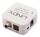 Lindy 70411 Kabeladapter Toslink RCA Weiß