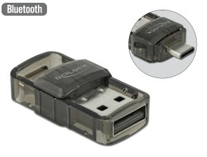 DELOCK USB 2.0 Bluetooth 4.0 Adapter 2 in 1 USB Type-C
