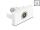 DELOCK Easy 45 Modul IEC Stecker zu F Buchse weiß