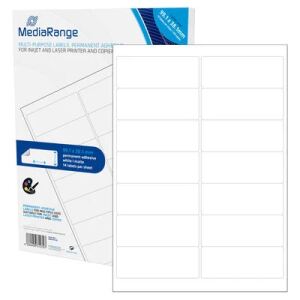 MediaRange MRINK146 selbstklebendes Etikett Permanent Weiß 700 Stück(e)