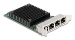 DeLOCK PCI Express x4 Netzwerkkarte 2,5 Gigabit LAN 4 x RJ45 RTL8125