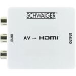 Schwaiger HDMRCA01 513 Videosignal-Konverter Scaler-Videokonverter 1920 x 1080 Pixel