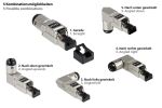 Alcasa GC-N0165 Drahtverbinder RJ45 Aluminium