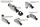 Alcasa GC-N0165 Drahtverbinder RJ45 Aluminium