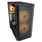 COUGAR Gehäuse Midi-Tower, Airface FLO, ARGB, Schwarz