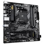 GIGABYTE B550M DS3H R2 Mainboard – AMD Ryzen 5000 Prozessoren, 5+3 Phasen VRM, bis zu 4733 MHz DDR4 (O.C.), 1x PCIe 4.0 + 1x PCIe 3.0 M.2, 1 GbE LAN, USB 3.2 Gen 1