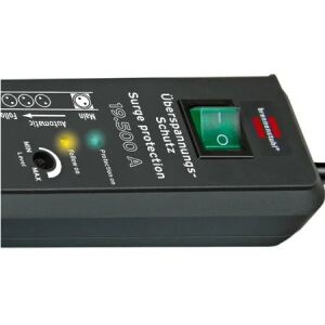 Brennenstuhl 1159490966 Verlängerungskabel 3 m 6 AC-Ausgänge Drinnen Anthrazit