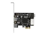 DELOCK PCI Express x1 Karte 2x PS/2 Low Profile Formfaktor