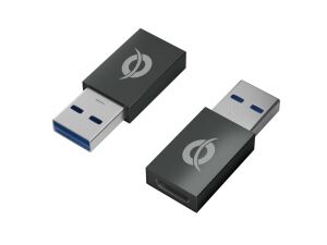 Conceptronic DONN Adapter für USB-A zu USB-C 2er Pack