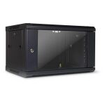 Inter-Tech SMA-6406 6U Wandmontiertes Regal Schwarz