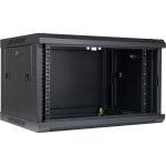 Inter-Tech SMA-6406 6U Wandmontiertes Regal Schwarz