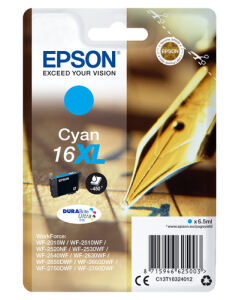 Epson Pen and crossword Singlepack Cyan 16XL DURABrite Ultra