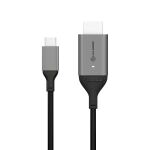 ALOGIC ULCHD02-SGR Videokabel-Adapter 2 m HDMI Typ A (Standard) USB Typ-C Schwarz, Grau