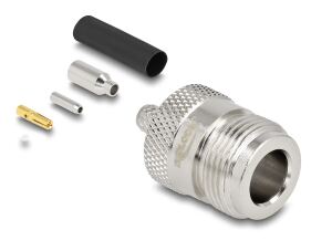 DELOCK N Bu. Crimpen RG-174/RG-316 passend. schrumpfschlauch