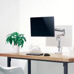 LogiLink BP0087 Flachbildschirm-Tischhalterung 81,3 cm (32") Tisch/Bank Silber