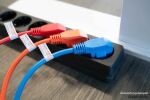 Kabelmeister SK0130-B005 Stromkabel Blau 0,5 m Netzstecker Typ E+F C13-Koppler