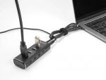 DeLOCK 4 Port USB 10 Gbps Hub mit USB Type-C Anschluss 60 cm Kabel und Schalter für jeden Port