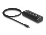 DELOCK 4 Port USB 10 Gbps Hub mit USB Type-C Anschluss 60cm