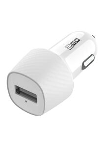2GO 794921 Ladegerät für Mobilgeräte Universal Weiß Zigarettenanzünder Auto