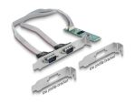 DELOCK M.2 Karte mit Standard und Low Profile Slotblenden