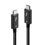 Lindy 31120 Thunderbolt-Kabel 1 m 40 Gbit/s Schwarz