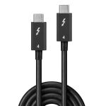 Lindy 31120 Thunderbolt-Kabel 1 m 40 Gbit/s Schwarz
