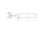 DELOCK Hutschiene 35 x 7,5 mm (50 cm) Stahl