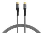 EFB Elektronik USB-CC-00004 USB Kabel USB 2.0 3 m USB C 0,48 Gbit/s 100 W Schwarz, Grau