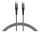 EFB Elektronik USB-CC-00004 USB Kabel USB 2.0 3 m USB C 0,48 Gbit/s 100 W Schwarz, Grau