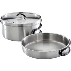 Campingaz Topf-Set Trekking Kit 3-teilig edelstahl 1 Topf+ 1 Deckel+ 1 Campinggeschirr-Set