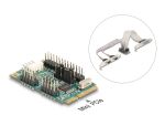 DELOCK Mini PCIe I/O PCIe full size 1x Parallel, 2x Seriell
