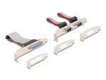 DELOCK Mini PCIe I/O PCIe full size 1x Parallel, 2x Seriell