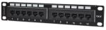 Intellinet 10" 12-Port Cat6 Patchpanel, UTP,...