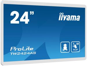iiyama TW2424AS-W1 Signage-Display Digital Signage Flachbildschirm 60,5 cm (23.8") WLAN 250 cd/m² 4K Ultra HD Schwarz Touchscreen Eingebauter Prozessor Android 24/7