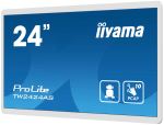 iiyama TW2424AS-W1 Signage-Display Digital Signage Flachbildschirm 60,5 cm (23.8") WLAN 250 cd/m² 4K Ultra HD Schwarz Touchscreen Eingebauter Prozessor Android 24/7