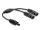 DeLOCK DL4 Solar Splitter Kabel 2 x Stecker zu 1 x Buchse 30 cm schwarz