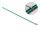 DELOCK Edelstahlkabelbinder L 300 x B 4,6 mm grün 10 Stück