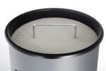 Durable 333023 Mülleimer 17 l Rund Metall Silber