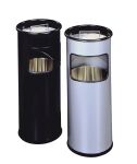 Durable 333023 Mülleimer 17 l Rund Metall Silber