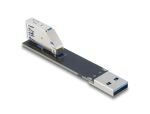 DELOCK USB 10Gbps Adapter USB-A BU < ST gedreht 90° unten